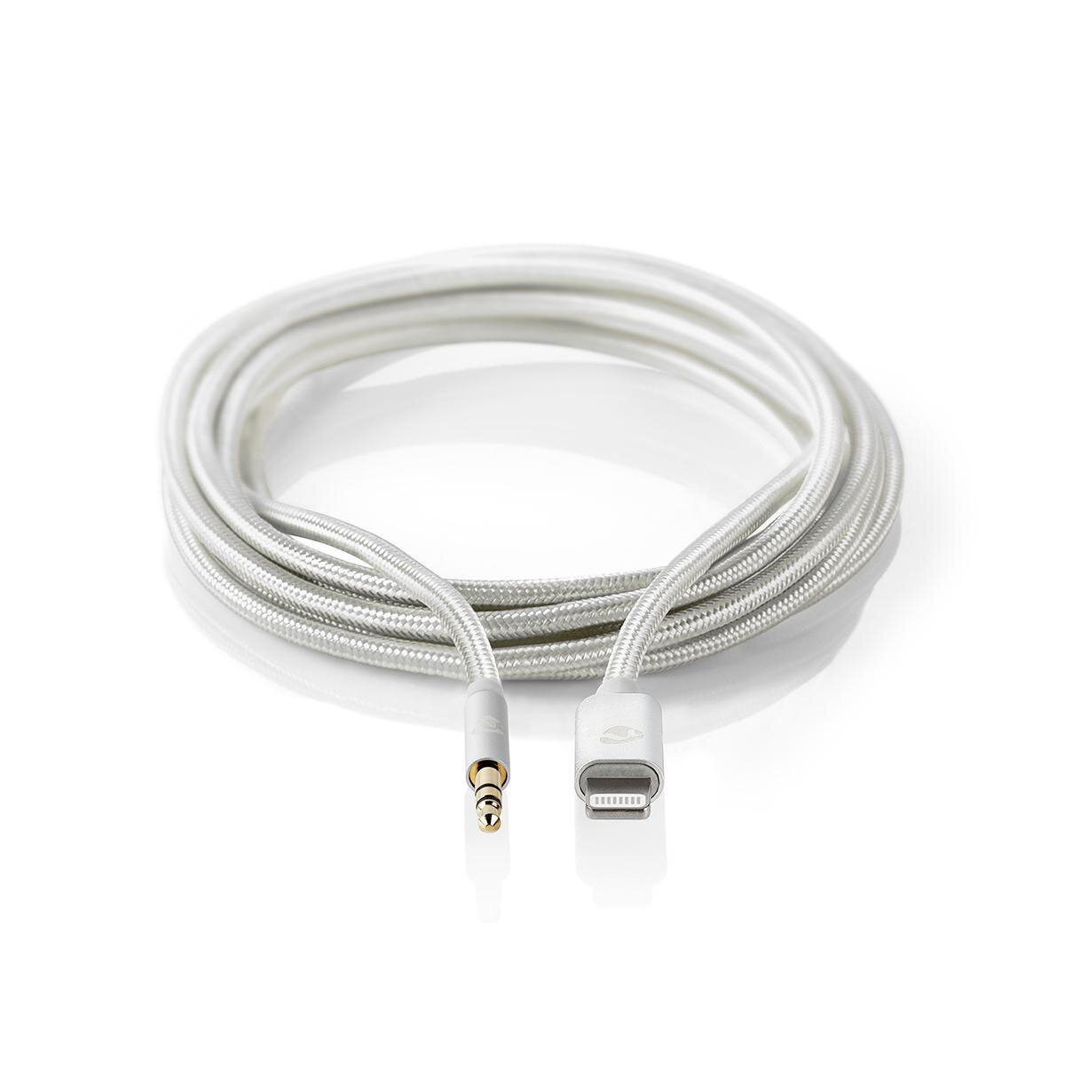 Nedis Lightning-Adapter | Apple Lightning 8-Pin | 3.5 mm Stecker | Vergoldet | rund | Nylon | Verpackung mit Sichtfenster Nedis Lightning-Adapter | Apple Lightning 8-Pin | 3.5 mm Stecker | Vergoldet | rund | Nylon | Verpackung mit Sichtfenster von Nedis