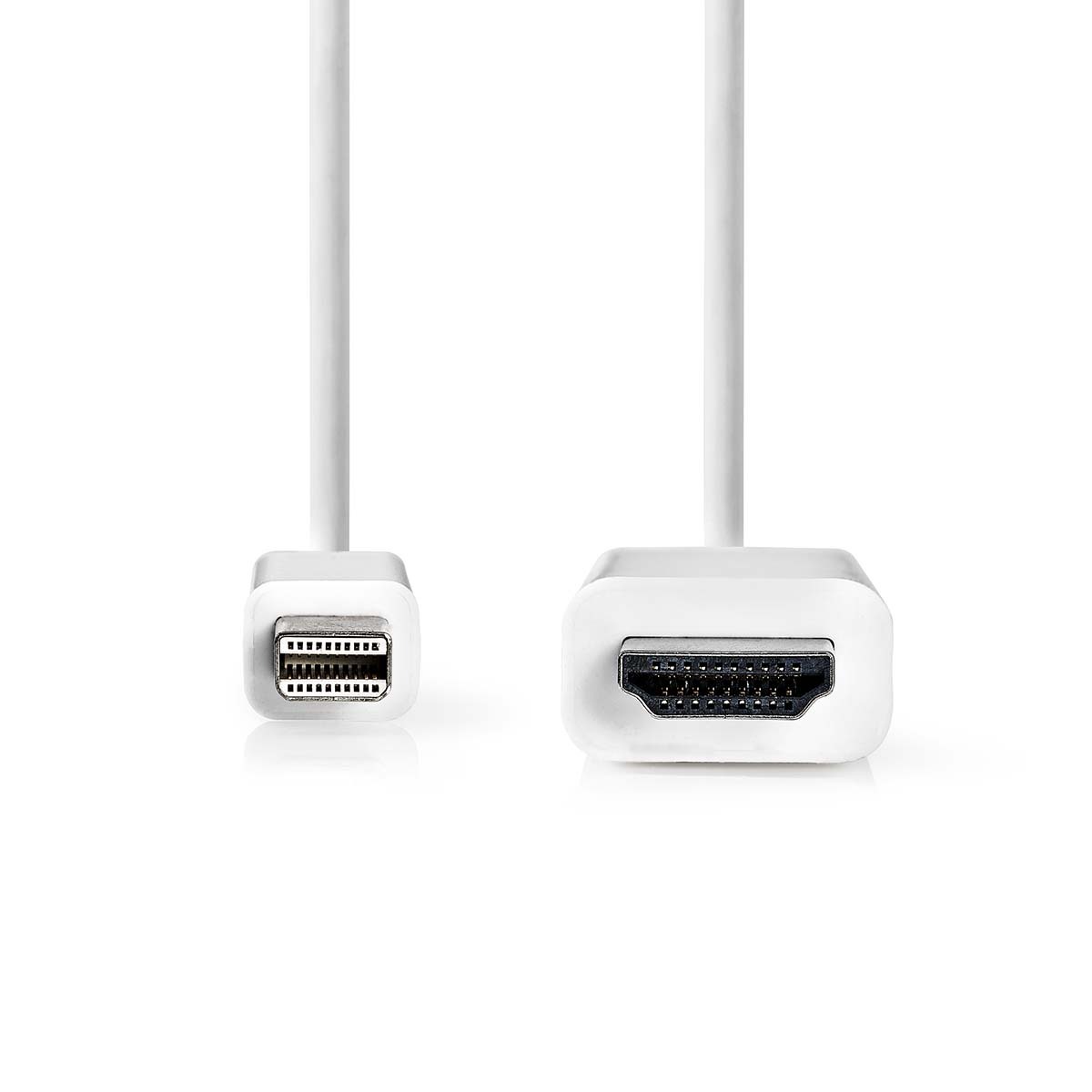 Nedis Mini Displayport-Kabel 1.2 | Mini DisplayPort | HDMI™ Stecker | 21.6 Gbps | Vernickelt | 2.00 m | Rund | PVC | Weiss | Box von Nedis