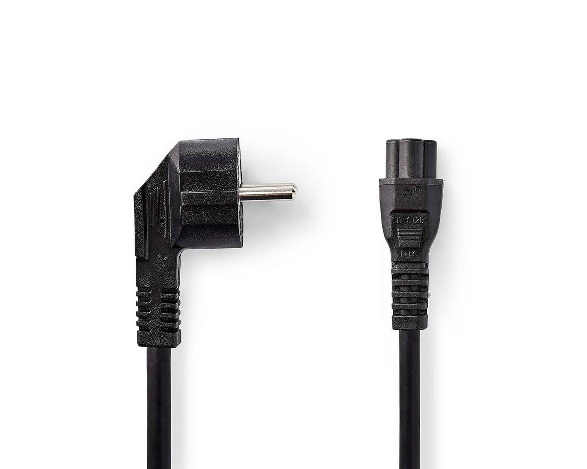 Nedis Netzkabel Kabel Stromkabel 2m Schutzkontaktstecker für PC Laptop Netzkabel, Schutzkontakt, IEC-320-C5 von Nedis