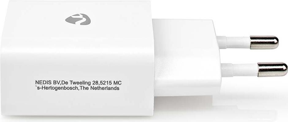 Nedis Netzladegerät 12 W 1x 2.1 A A - Anzahl der Ausgänge: 1, USB-A, Micro USB (Lose) Kabel, Single Voltage Output, weiß (WCHAM212AWT) von Nedis