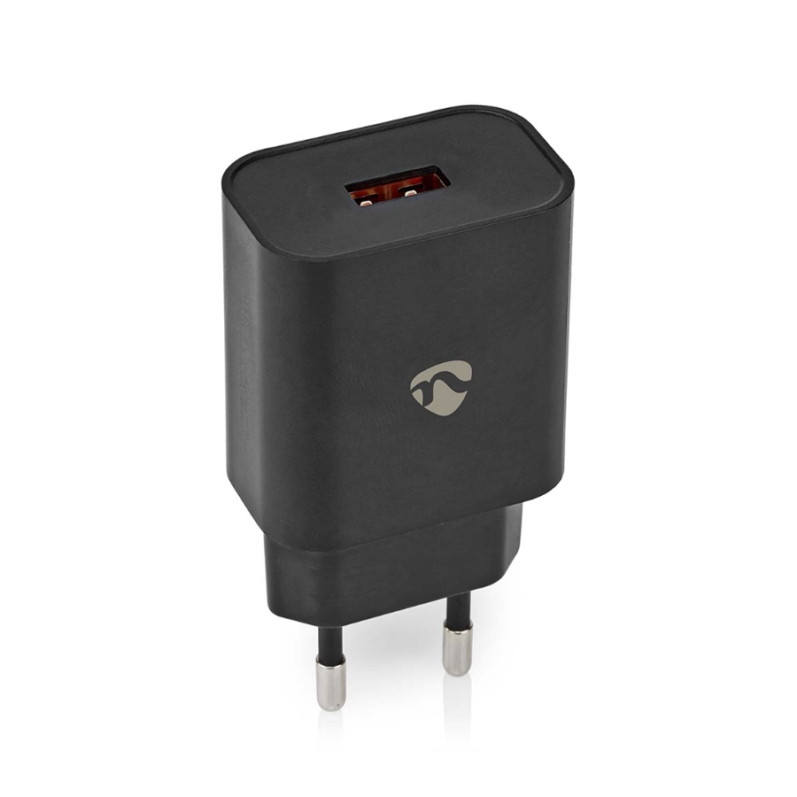 Nedis Netzladegerät 18 W 1.5 2.0 3.0 A - Anzahl der Ausgänge: 1, USB-A, Kein Kabel im Lieferumfang enthalten, Automatische Spannungswahl Nedis Netzladegerät 18 W 1.5 2.0 3.0 A - Anzahl der Ausgänge: 1, USB-A, Kein Kabel im Lieferumfang enthalten, Automatische Spannungswahl von Nedis