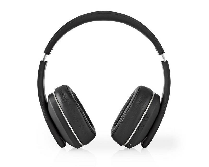 Nedis Over-Ear Kopfhörer Bluetooth mit Mikrofon und Transportschale Bluetooth-Kopfhörer (Störgeräuschunterdrückung, Eingebautes Mikro) von Nedis