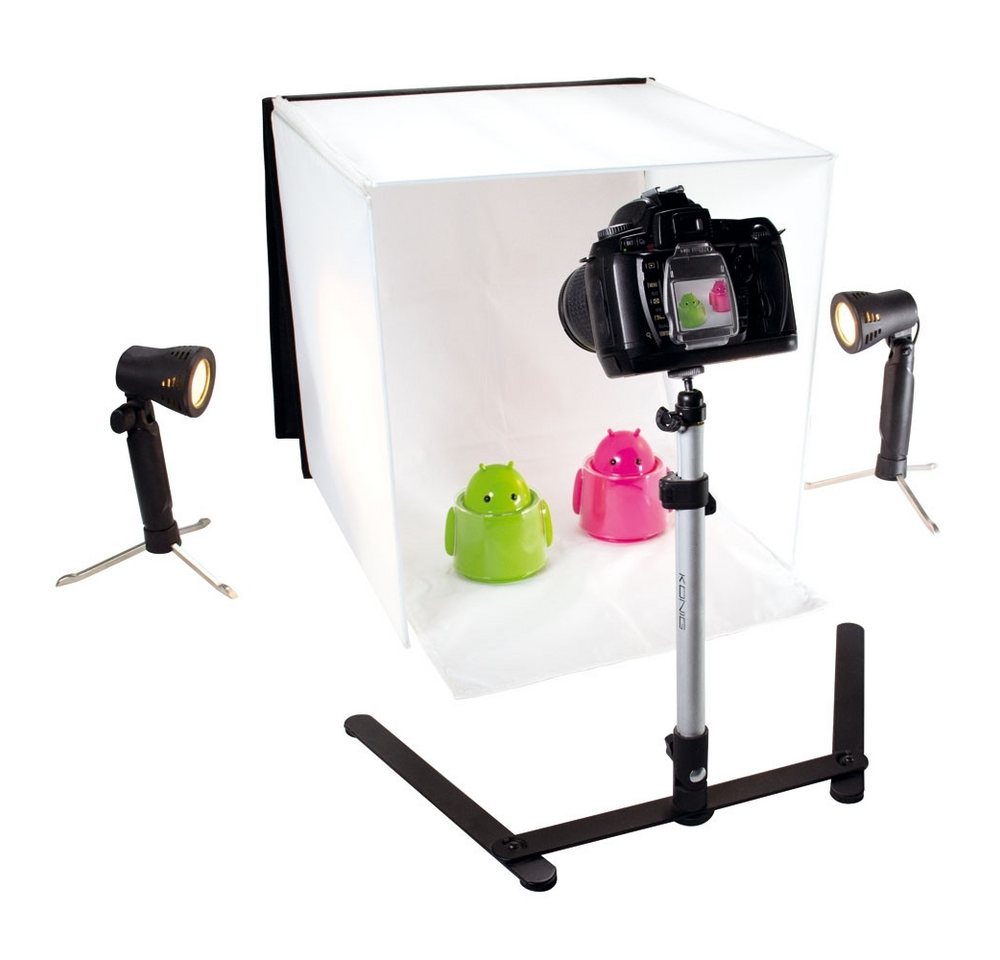 Nedis Professionelles Mini Fotostudio Ministudio 40x40cm Lichtstativ Stativ Ministativ Nedis Professionelles Mini Fotostudio Ministudio 40x40cm Lichtstativ Stativ Ministativ von Nedis