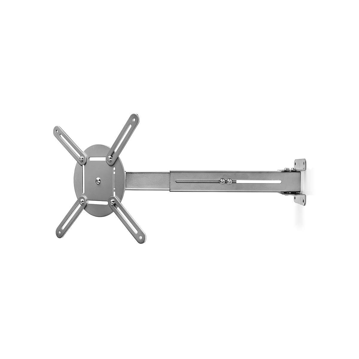 Nedis Projektorhalterung Vollbeweglich | 10 kg | drehbar | kippbar | Stahl | Silber von Nedis