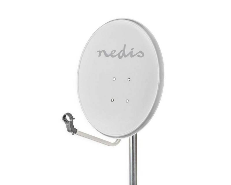 Nedis SAT-Antenne 80cm Grau SAT-Schüssel Satellitenschüssel Antenne HDTV SAT-Antenne von Nedis