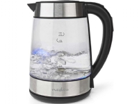 Nedis SmartLife, 1,7 l, 2200 W, Edelstahl, Transparent, Glas, Edelstahl, Regelbare Temperatur, Wasserstandsanzeige Nedis SmartLife, 1,7 l, 2200 W, Edelstahl, Transparent, Glas, Edelstahl, Regelbare Temperatur, Wasserstandsanzeige von Nedis