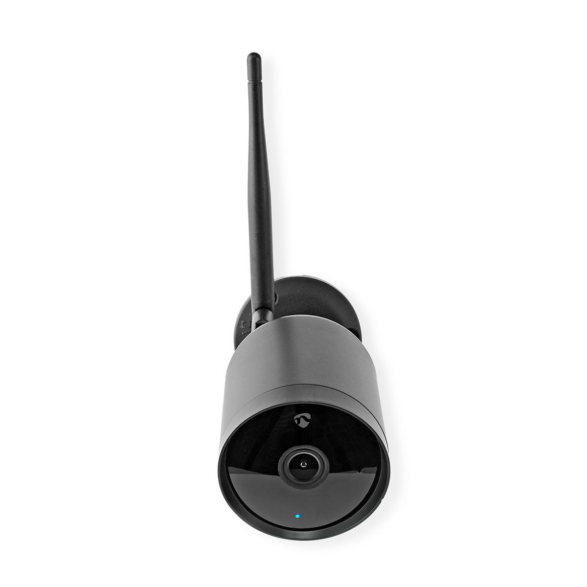 Nedis SmartLife Außenkamera WLAN-Smart-IP-Kamera Schwarz Wi-Fi | Full HD 1080p | IP65 | Cloud Storage (optional) / microSD (nicht enhalten) | 12 V DC von Nedis
