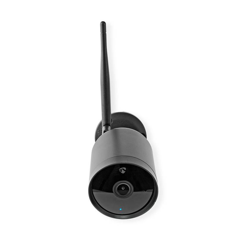 Nedis SmartLife Außenkamera WLAN-Smart-IP-Kamera Schwarz Wi-Fi | Full HD 1080p | IP65 | Cloud Storage (optional) / microSD (nicht enhalten) | 12 V DC von Nedis
