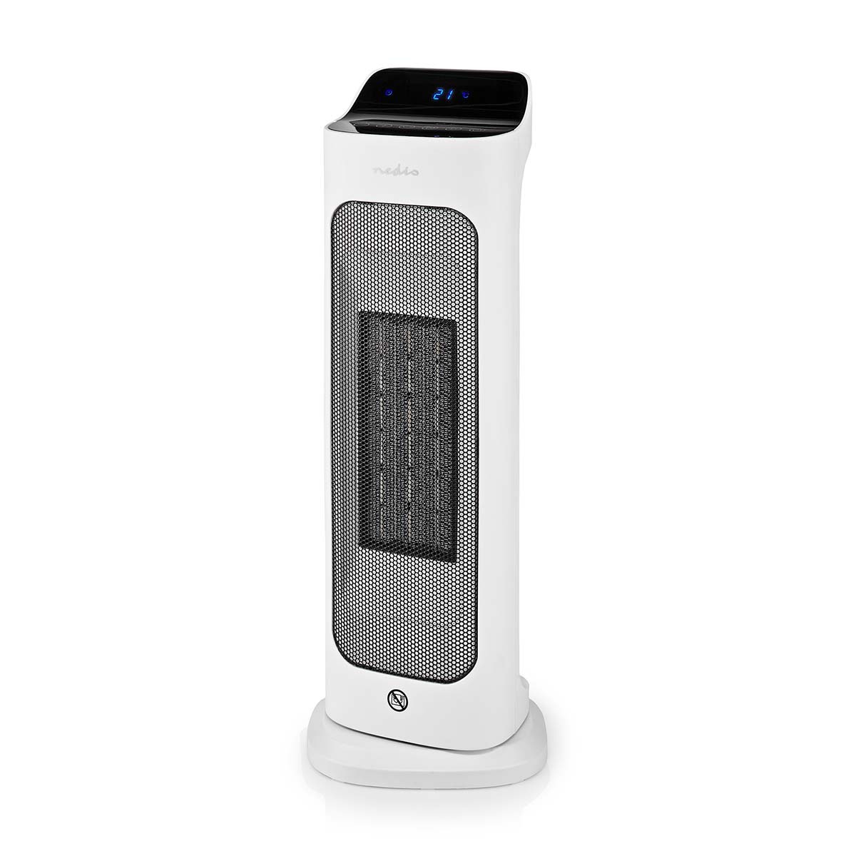 Nedis SmartLife Keramik-PTC-Heizlüfter Wi-Fi | 2000 W | 2 Wärmeeinstellungen | Oszillation | Anzeige | 10 - 49 °C | Android™ / IOS | Weiss von Nedis