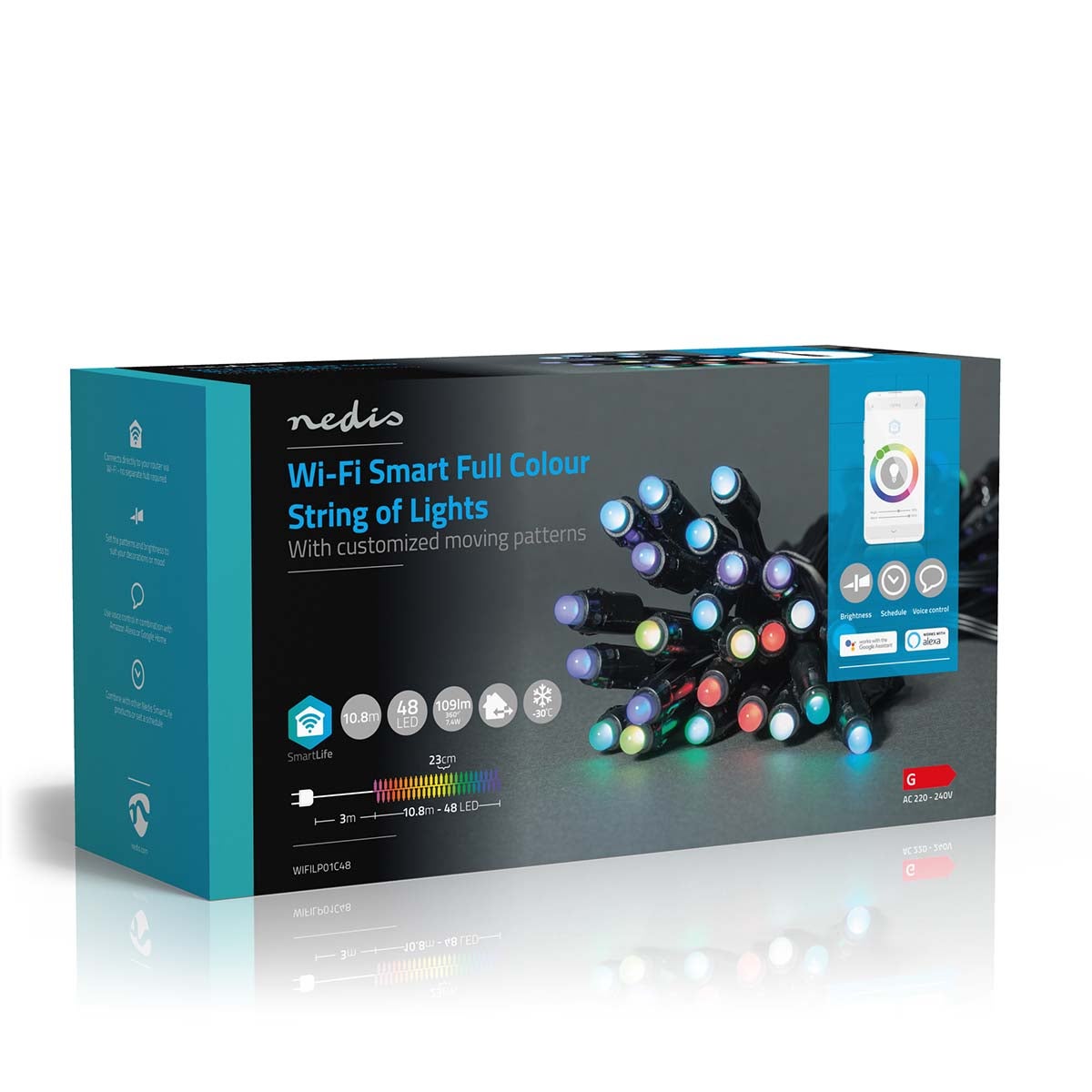 Nedis SmartLife iOS/Android LED Light Rope, 10.8m Nedis SmartLife iOS/Android LED Light Rope, 10.8m von Nedis