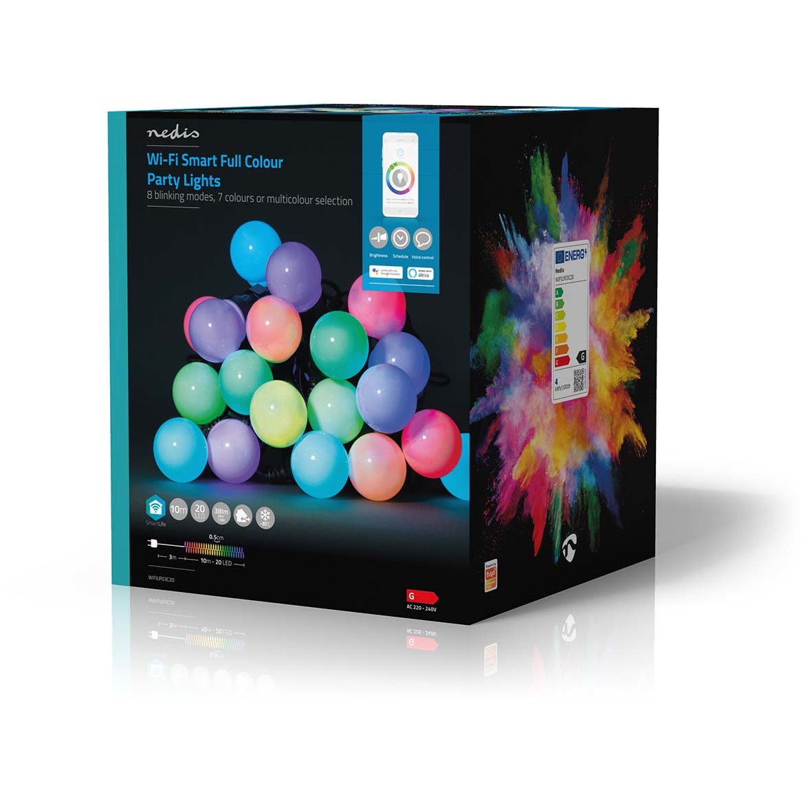 Nedis SmartLife iOS/Android LED Light Rope, 10m Nedis SmartLife iOS/Android LED Light Rope, 10m von Nedis
