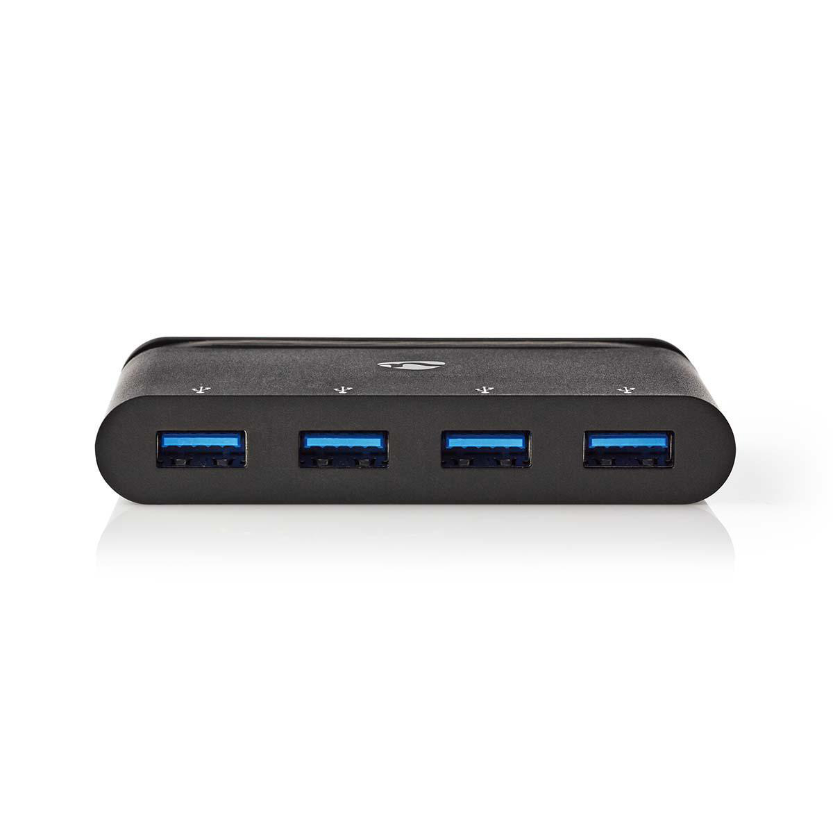 Nedis USB-Adapter USB 3.2 Gen 1 USB Type-C™ 4x USB Type-A, Schwarz von Nedis