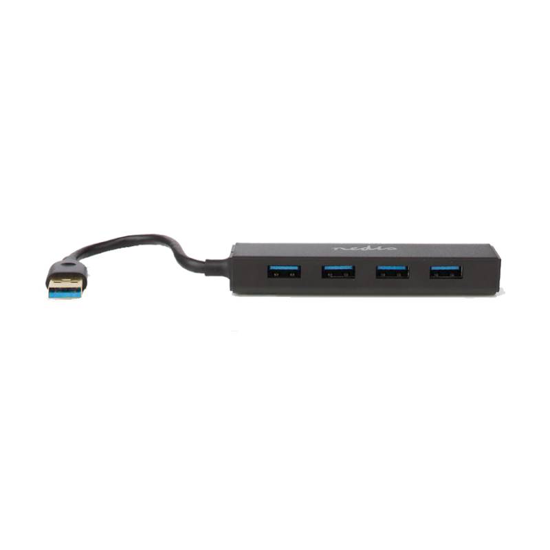 Nedis USB-Hub 4-Port port(s) USB 3.2 Gen1 - Netzstromversorgung / Stromversorgung über USB, 4x USB von Nedis