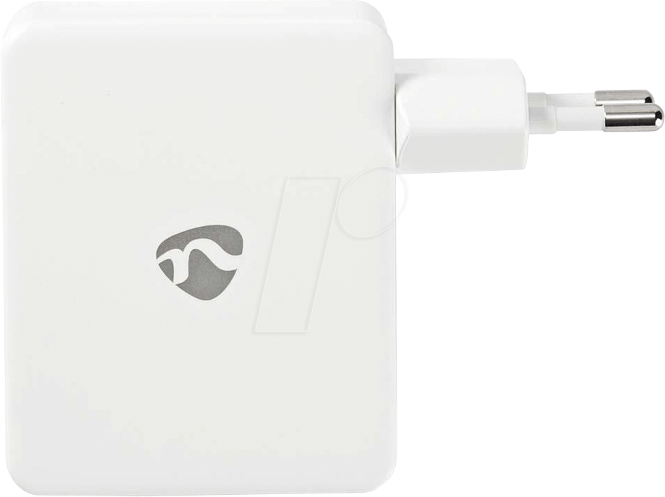 Nedis WCHAU481AWT Ladegerät für Mobilgeräte Smartphone - Tablet Weiß AC (WCHAU481AWT) von Nedis