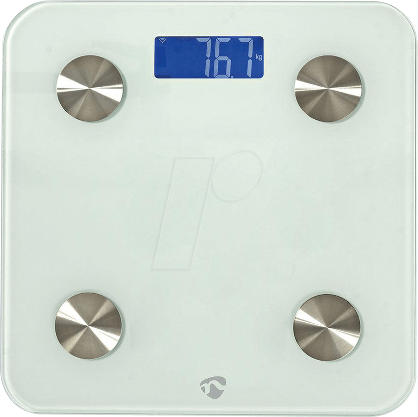Nedis WIFIHS10WT Personenwaage Weiß (WIFIHS10WT) von Nedis
