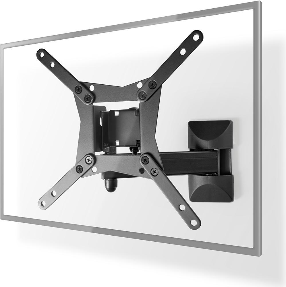 Nedis Wandhalterung Vollbeweglich - für Bildschirme von 10 bis 81,30cm (32) , Neigung 15°, 30kg Traglast (TVWM31BK) von Nedis