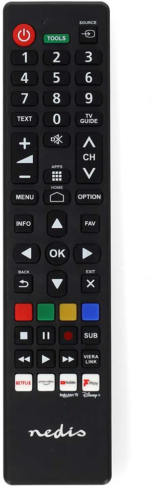 TVRC45PASHBK Fernbedienung für Panasonic/Sharp schwarz TVRC45PASHBK Fernbedienung für Panasonic/Sharp schwarz von Nedis