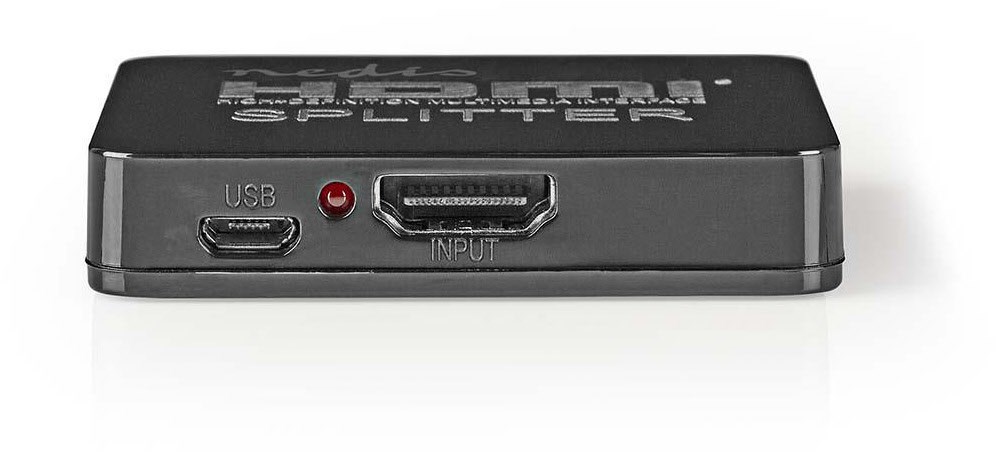 VSPL34002BK HDMI Splitter schwarz von Nedis
