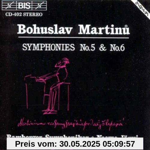 Martinu Sinfonien 5 + 6 von Neeme Järvi