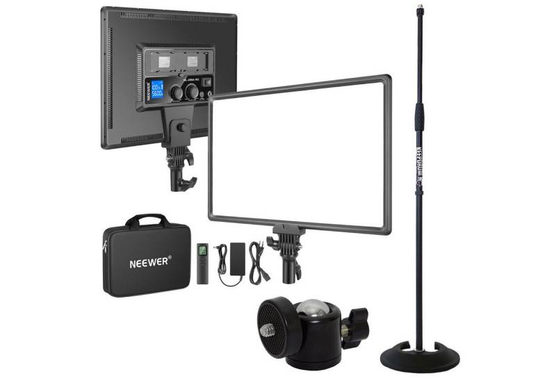 Neewer Videoleuchte Neewer Dauerlicht NL-288ARC LED-Leuchte mit Stativ und Kugelgelenk, Videografie, Fotografie, Content-Creator, Filmemacher von Neewer