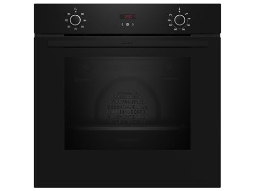 NEFF B1CCC0AK0 Einbau-Backofen N30, Integrierbarer Backofen 60 x 60cm, CircoTherm, LED-Display, Schnellaufheizung, Kindersicherung, Schwarz von Neff