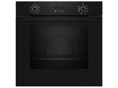 NEFF B2CCG6AK0 Einbau-Backofen N30, Integrierbarer Backofen 60 x 60cm, CircoTherm, EasyClean, Pyrolyse, LED-Display, Schwarz von Neff