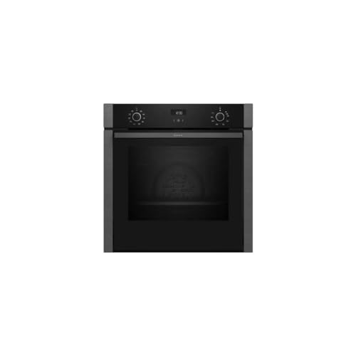 NEFF B3ACE2AG0 Einbau-Backofen N50, Integrierbarer Backofen 60 x 60cm, Hide, CircoTherm, EasyClean, LCD-Display, Graphite-Grey von Neff