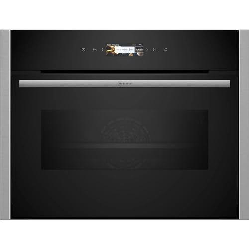 NEFF C24MR21N0, N 70, Compact-Backofen, Integrierbarer Backofen mit Mikrowelle 60 x 45cm, Full Touch TFT-Display, Inverter-Technologie, Soft Open & Close, Favorit, Edelstahl NEFF C24MR21N0, N 70, Compact-Backofen, Integrierbarer Backofen mit Mikrowelle 60 x 45cm, Full Touch TFT-Display, Inverter-Technologie, Soft Open & Close, Favorit, Edelstahl von Neff