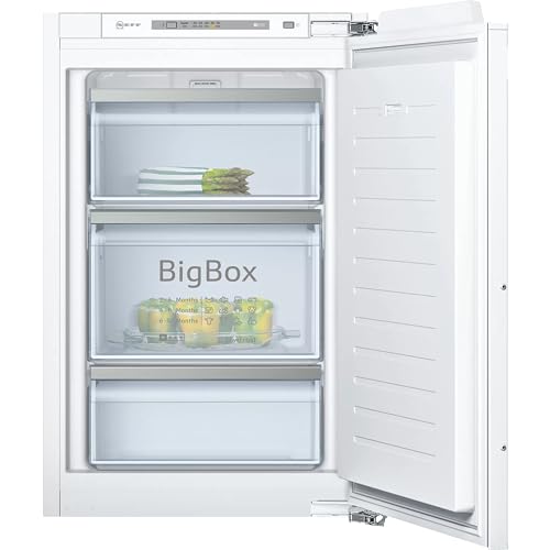 NEFF GI1216DE0 N70 Einbau-Gefrierschrank, 87,4 x 55,8 cm, 96 L Gefrieren, LowFrost seltener abtauen, BigBox für sperriges Gefriergut NEFF GI1216DE0 N70 Einbau-Gefrierschrank, 87,4 x 55,8 cm, 96 L Gefrieren, LowFrost seltener abtauen, BigBox für sperriges Gefriergut von Neff
