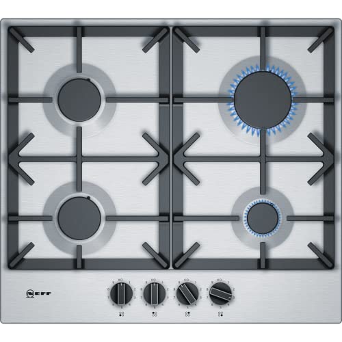NEFF T26DS49N0, N 70, Gaskochfeld, autarker Gasherd 60 cm breit, FlameSelect, Spülmaschinenfeste Topfträger, Einhand-Taktfunkenzündung, Edelstahl NEFF T26DS49N0, N 70, Gaskochfeld, autarker Gasherd 60 cm breit, FlameSelect, Spülmaschinenfeste Topfträger, Einhand-Taktfunkenzündung, Edelstahl von Neff