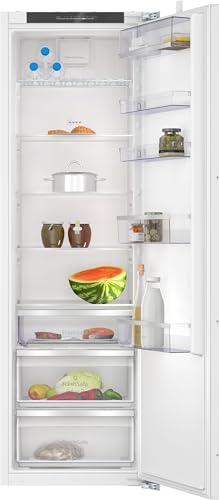 Neff, KI1813DD0, Einbaukühlschrank; N 70; EEK: D; Nutzinhalt gesamt: 310 l; Fresh Safe; 34 dB; LED Beleuchtung; Flachscharnier gedämpft; Abstellflächen aus Sicherheitsglas Neff, KI1813DD0, Einbaukühlschrank; N 70; EEK: D; Nutzinhalt gesamt: 310 l; Fresh Safe; 34 dB; LED Beleuchtung; Flachscharnier gedämpft; Abstellflächen aus Sicherheitsglas von Neff
