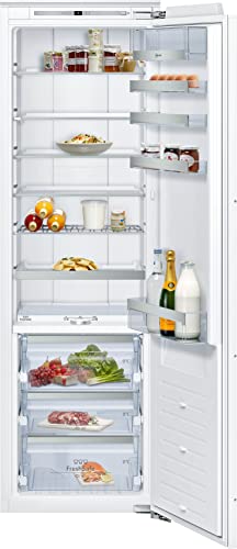 Neff, KI8813FE0, Einbaukühlschrank, N90, EEK: E, 177, 5x56 cm (HxB), Kühlen 289 l, 37dB, Emotion Light, Vario Shelf, Fresh Safe 3, Sicherheitsglas, Vario Shelf, Flachscharnier, Made in Germany von Neff