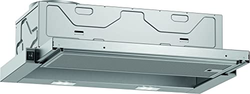 NEFF D46BR22X1 Einbau-Dunstabzugshaube, N30, 60cm, Abluft oder Umluft, silbermetallic [Energieklasse B] von Neff