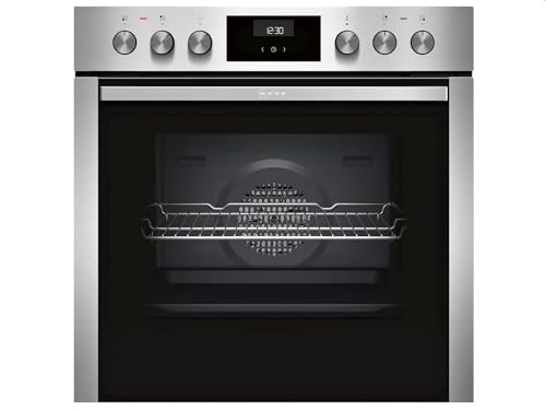 NEFF E1CCE4AN1, N 50, Einbauherd mit CircoTherm, 7 Beheizungsarten, LCD Display, voll versenkbare Bedienknebel, EasyClean, EasyClock, Made in Germany NEFF E1CCE4AN1, N 50, Einbauherd mit CircoTherm, 7 Beheizungsarten, LCD Display, voll versenkbare Bedienknebel, EasyClean, EasyClock, Made in Germany von Neff