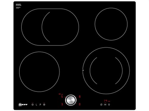 Neff T16PT76X0 Elektrokochfeld N70 / 60cm / TwistPad / Bräterzone / Glaskeramik / flächenbündig, Schwarz von Neff