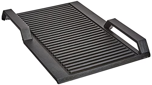 Neff Edelstahl Grillplatte, Noir, Rechteckig, Induktionsgeeignet, Eingebaut von Neff