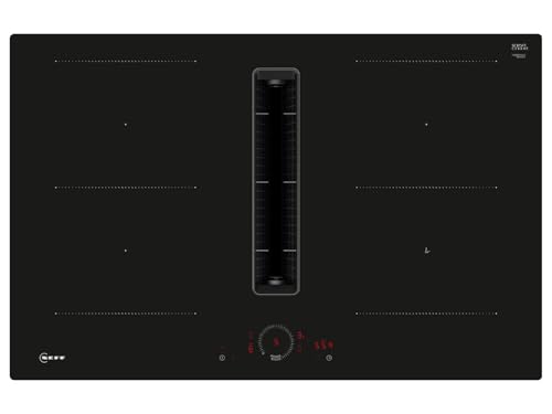 V58NHQ4L0, Induktionskochfeld mit integriertem Dunstabzug, N70, Rahmenlos aufliegend, Breite 80 cm, Silence, Home Connect von Neff