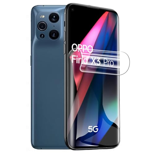 Negugew 2 Stück Displayschutzfolie für Oppo Find X3 Pro, Ultradünne Hydrogel-Folie aus Weichem TPU für Oppo Find X3 Pro Berührungsempfindlich Negugew 2 Stück Displayschutzfolie für Oppo Find X3 Pro, Ultradünne Hydrogel-Folie aus Weichem TPU für Oppo Find X3 Pro Berührungsempfindlich von Negugew