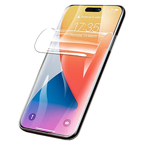 Negugew 2 Stück Displayschutzfolie für iPhone 16 Pro, Ultradünne Hydrogel-Folie aus Weichem TPU für iPhone 16 Pro Berührungsempfindlich Negugew 2 Stück Displayschutzfolie für iPhone 16 Pro, Ultradünne Hydrogel-Folie aus Weichem TPU für iPhone 16 Pro Berührungsempfindlich von Negugew