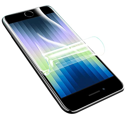 Negugew 2 Stück Displayschutzfolie für iPhone SE (2022), Ultradünne Hydrogel-Folie aus Weichem TPU für iPhone SE (2022) Berührungsempfindlich von Negugew