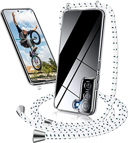 Handykette Hülle für Samsung Galaxy S21 FE Hülle mit Band, Ultradünn Necklace Handyhülle Samsung S21 FE mit Kordel Kette umhängen zumUmhängen Transparent Case Schutzhülle Samsung S21 FE (Weiß) Handykette Hülle für Samsung Galaxy S21 FE Hülle mit Band, Ultradünn Necklace Handyhülle Samsung S21 FE mit Kordel Kette umhängen zumUmhängen Transparent Case Schutzhülle Samsung S21 FE (Weiß) von Neivi