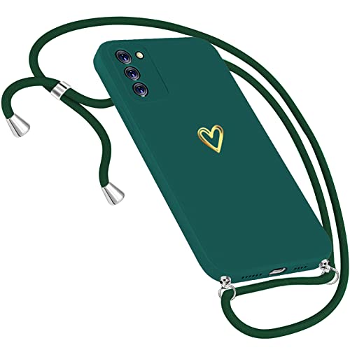 Neivi Handykette Hülle für Samsung Galaxy S20 FE Hülle Necklace,Herz Motiv Muster Handyhülle Samsung Galaxy S20 FE Hülle Band Kordel zum Umhänge Band Ultradünn Hülle für Samsung S20 FE 5G/4G (Grun) Neivi Handykette Hülle für Samsung Galaxy S20 FE Hülle Necklace,Herz Motiv Muster Handyhülle Samsung Galaxy S20 FE Hülle Band Kordel zum Umhänge Band Ultradünn Hülle für Samsung S20 FE 5G/4G (Grun) von Neivi
