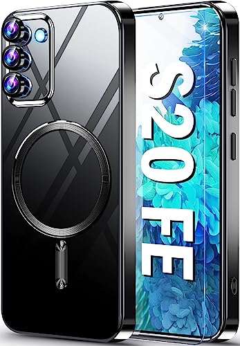 Neivi für Samsung Galaxy S20 FE Hülle für Mag-Safe mit Kameraschutz mit Schutzfolie,Transparent StoßfesteMilitärschutz Dünn Handyhülle Samsung Galaxy S20 FE 5G Schutzhülle Case Cover (Schwarz) Neivi für Samsung Galaxy S20 FE Hülle für Mag-Safe mit Kameraschutz mit Schutzfolie,Transparent StoßfesteMilitärschutz Dünn Handyhülle Samsung Galaxy S20 FE 5G Schutzhülle Case Cover (Schwarz) von Neivi