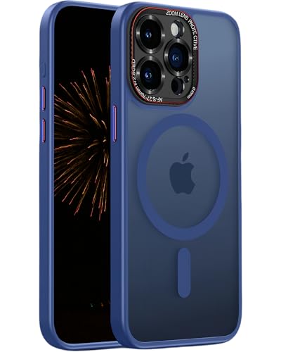 Nekiyo Tech Designed for iPhone 16 Pro mit Full Cover Aluminum Lens Guard Case Militärischer Schutz Magnetisches Dünnes Transparentes Mattes Anti-Fingerprint Slim Cover 6.3" Blau Nekiyo Tech Designed for iPhone 16 Pro mit Full Cover Aluminum Lens Guard Case Militärischer Schutz Magnetisches Dünnes Transparentes Mattes Anti-Fingerprint Slim Cover 6.3" Blau von Nekiyo Tech