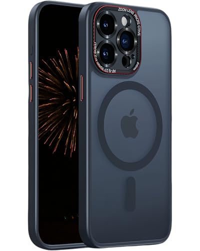 Nekiyo Tech Designed for iPhone 16 Pro mit Full Cover Aluminum Lens Guard Case Militärischer Schutz Magnetisches Dünnes Transparentes Mattes Anti-Fingerprint Slim Cover 6.3" Schwarz Nekiyo Tech Designed for iPhone 16 Pro mit Full Cover Aluminum Lens Guard Case Militärischer Schutz Magnetisches Dünnes Transparentes Mattes Anti-Fingerprint Slim Cover 6.3" Schwarz von Nekiyo Tech