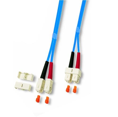 Neklan 2071661 LWL-Duplex-Kabel (Multimode, SC-Stecker/SC-Stecker, 50/125, OM3, 7 m) von Neklan