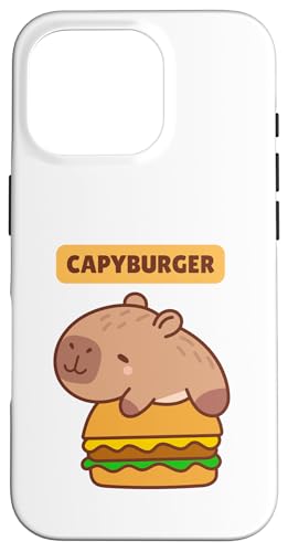 Capyburger Lustiges Capybara auf Burger Cute Animal Cartoon Hülle für iPhone 16 Pro Capyburger Lustiges Capybara auf Burger Cute Animal Cartoon Hülle für iPhone 16 Pro von NekoKuma Studio