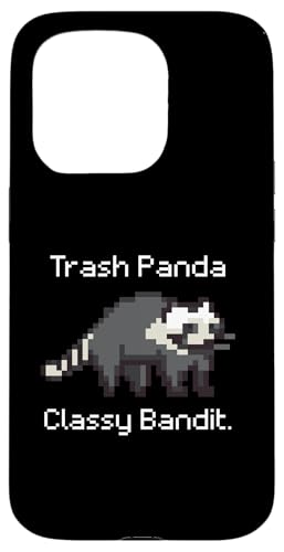 Classy Bandit Raccoon – Retro Müll Panda Müll Haustier Hülle für iPhone 15 Pro Classy Bandit Raccoon – Retro Müll Panda Müll Haustier Hülle für iPhone 15 Pro von NekoKuma Studio