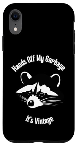 Hands Off My Garbage It's Vintage Raccoon Hülle für iPhone XR Hands Off My Garbage It's Vintage Raccoon Hülle für iPhone XR von NekoKuma Studio