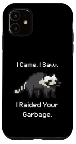 Ich bin gekommen, ich habe deinen Müll-Pixel-Waschbär überfallen Hülle für iPhone 11 Ich bin gekommen, ich habe deinen Müll-Pixel-Waschbär überfallen Hülle für iPhone 11 von NekoKuma Studio